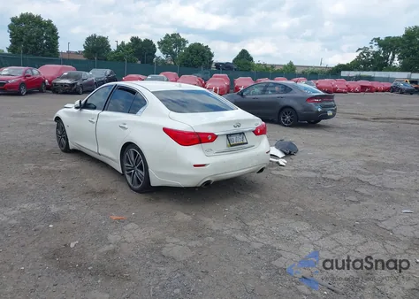 2017 Infiniti Q50 3.0T Premium from USA, damaged, VIN JN1EV7AP6HM733558